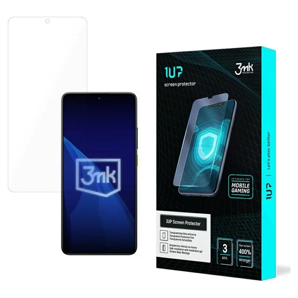 Folia ochronna dla graczy 3MK 1UP do POCO X7 Pro [3 PACK]