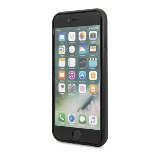 Kup Karl Lagerfeld Apple Tasche KLHCI8IKFBMBK iPhone SE 2022/SE 2020/8/7 Hartschalenetui schwarz/schwarz Saffiano Ikonik - KLD294BLK - {ean13} - Sklep Home Screen