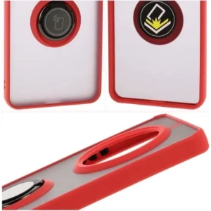 Buy Bizon Case Hybrid Ring Realme 14 Pro 5G smoky with a red frame - BIZ9305 - {ean13} - Home Screen Store Europe