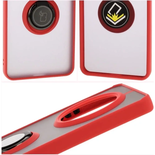 Buy Bizon Case Hybrid Ring Realme 14 Pro 5G smoky with a red frame - BIZ9305 - {ean13} - Home Screen Store Europe