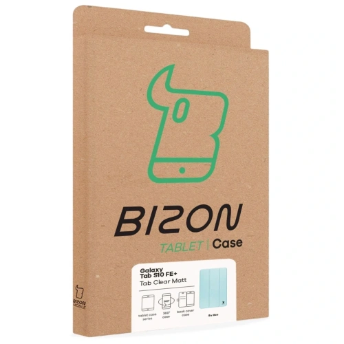 Kup Etui z klapką Bizon Case Tab Clear Matt do Samsung Galaxy Tab S10 FE+ Plus błękitne - BIZ9307 - {ean13} - Sklep Home Screen