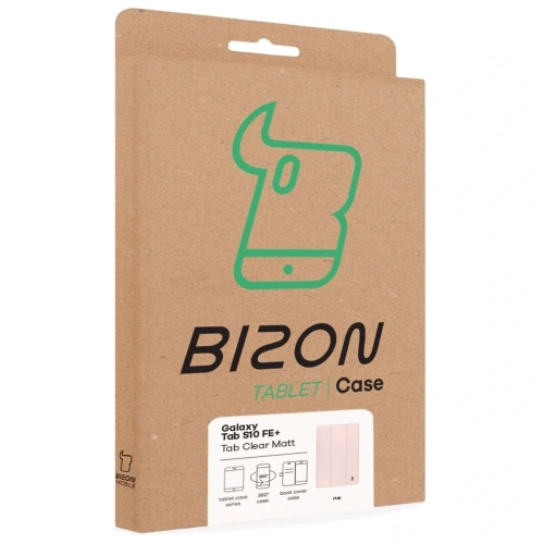 Kup Etui z klapką Bizon Case Tab Clear Matt do Samsung Galaxy Tab S10 FE+ Plus różowe - BIZ9312 - {ean13} - Sklep Home Screen