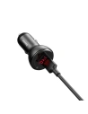 Kup Încărcător auto Baseus cu afișaj digital, 2x USB, QC3.0, 45W, 5A (gri) - BSU1532GRY - {ean13} - Sklep Home Screen
