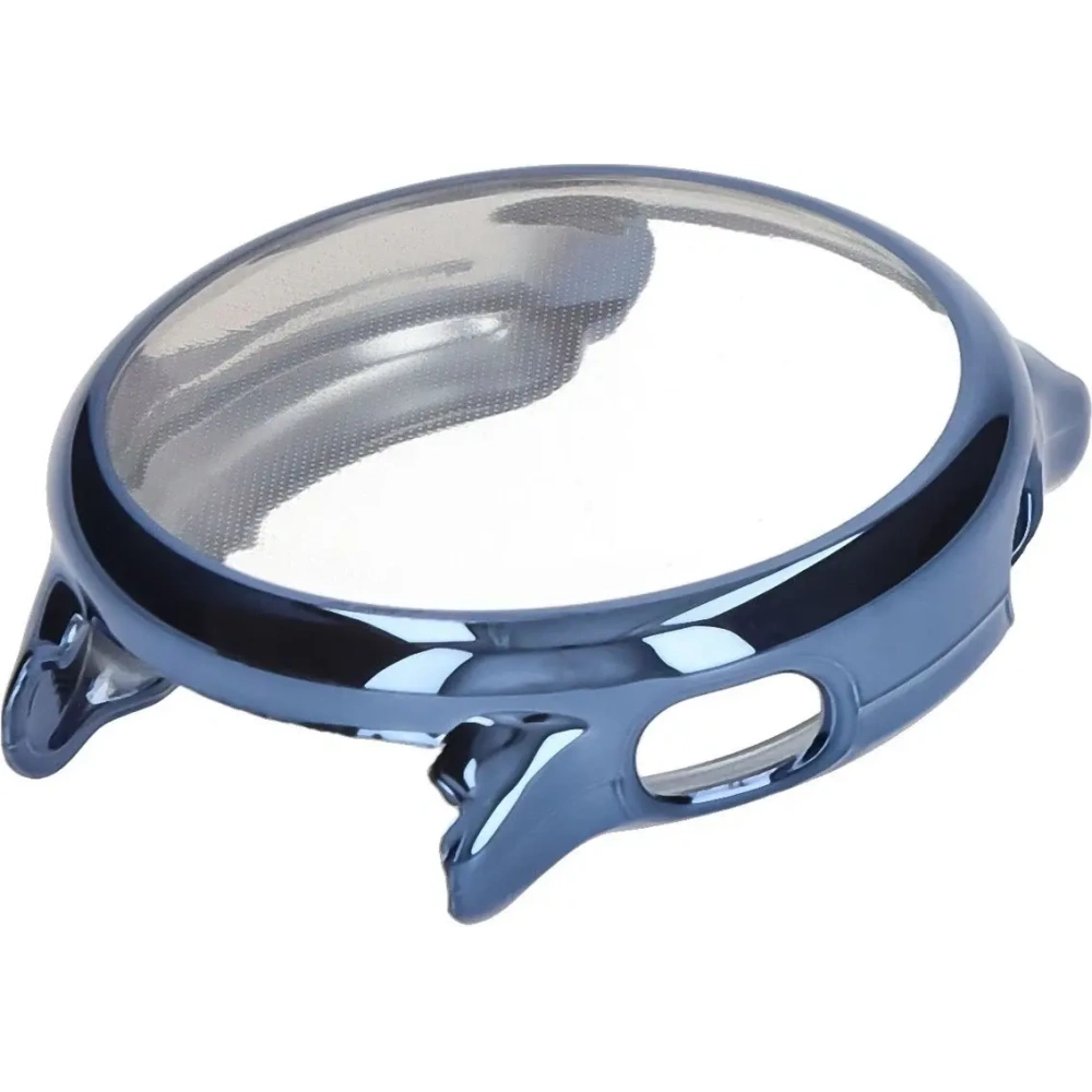 Etui z osłoną ekranu Bizon Case Watch Felipe do Garmin Vivoactive 6 niebieskie