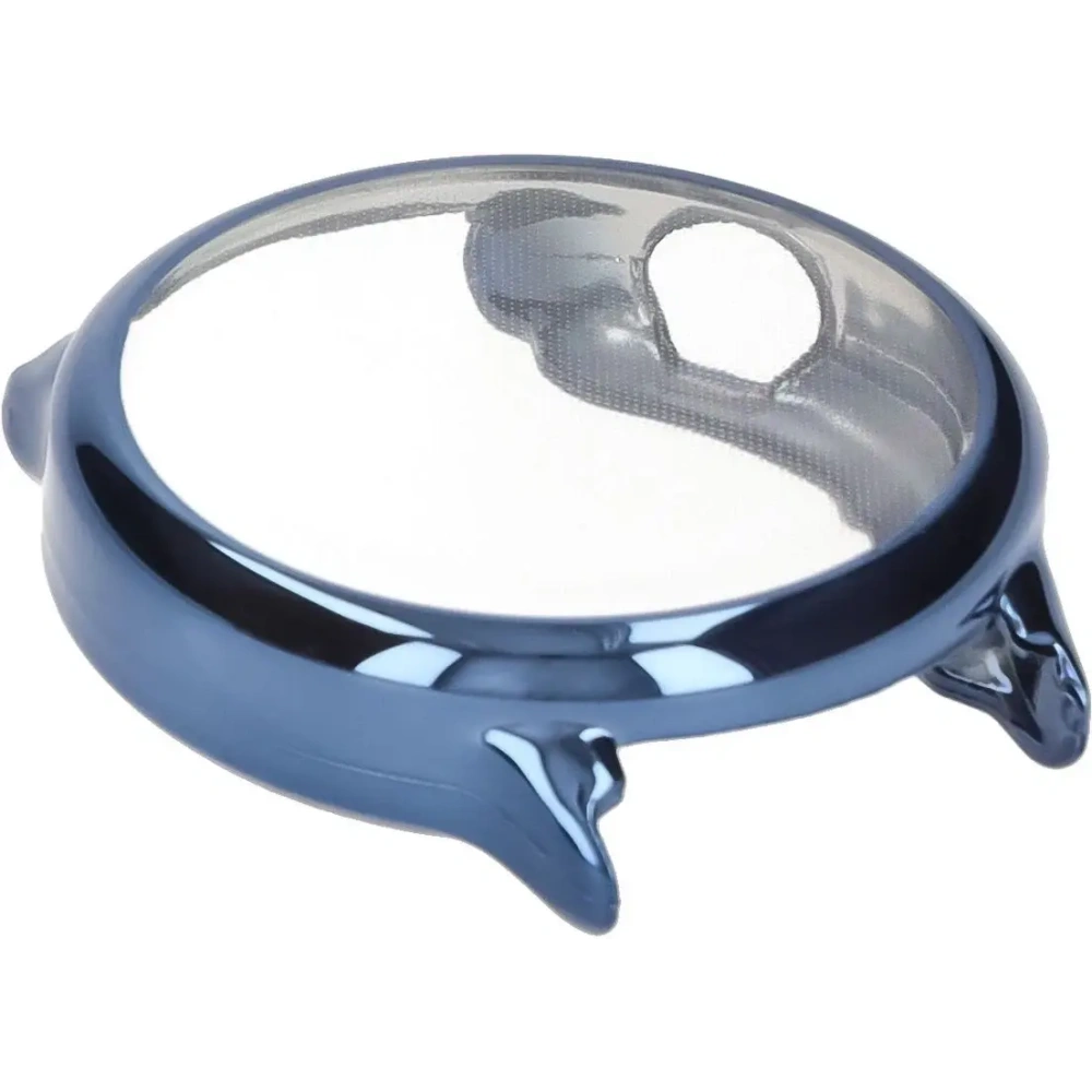 Etui z osłoną ekranu Bizon Case Watch Felipe do Garmin Vivoactive 6 niebieskie