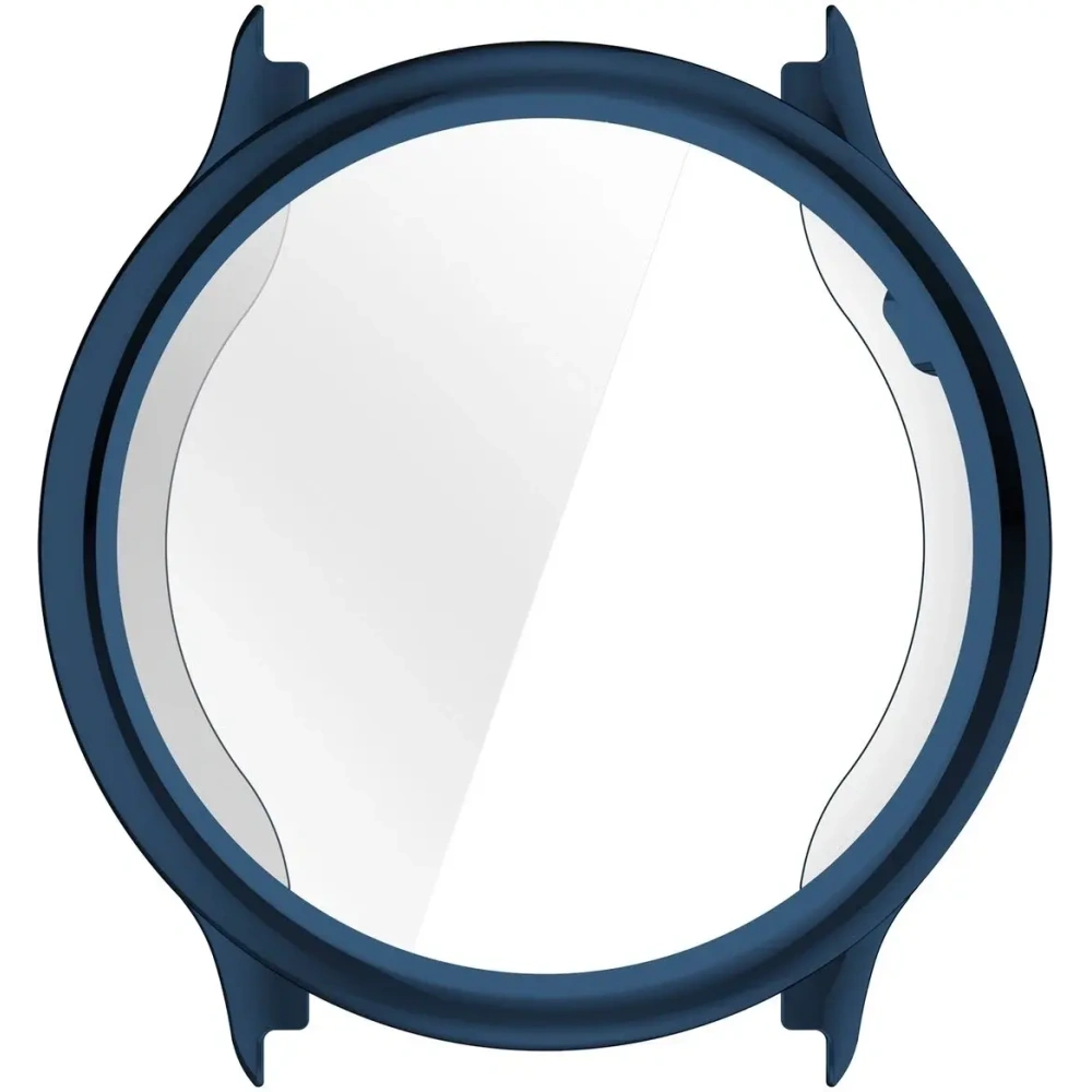 Etui z osłoną ekranu Bizon Case Watch Felipe do Garmin Vivoactive 6 niebieskie