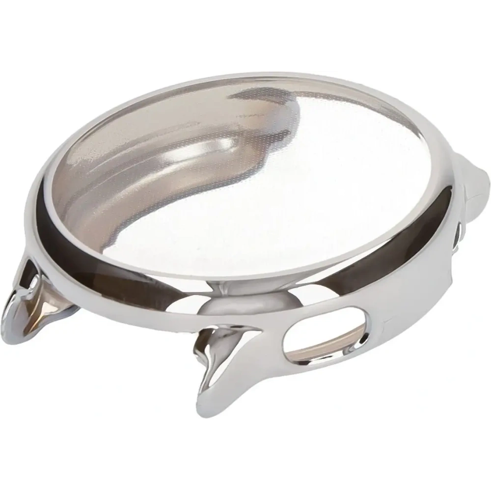 Etui z osłoną ekranu Bizon Case Watch Felipe do Garmin Vivoactive 6 srebrne