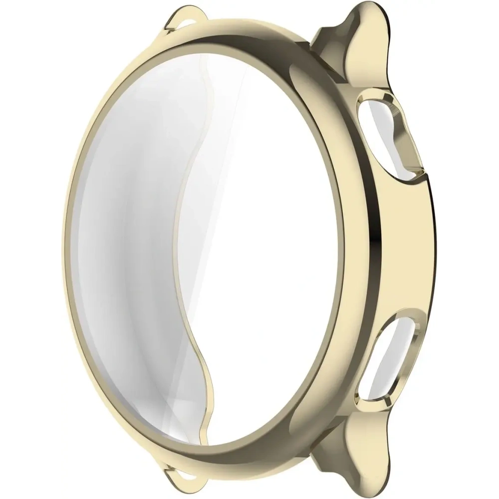 Etui z osłoną ekranu Bizon Case Watch Felipe do Garmin Vivoactive 6 złote