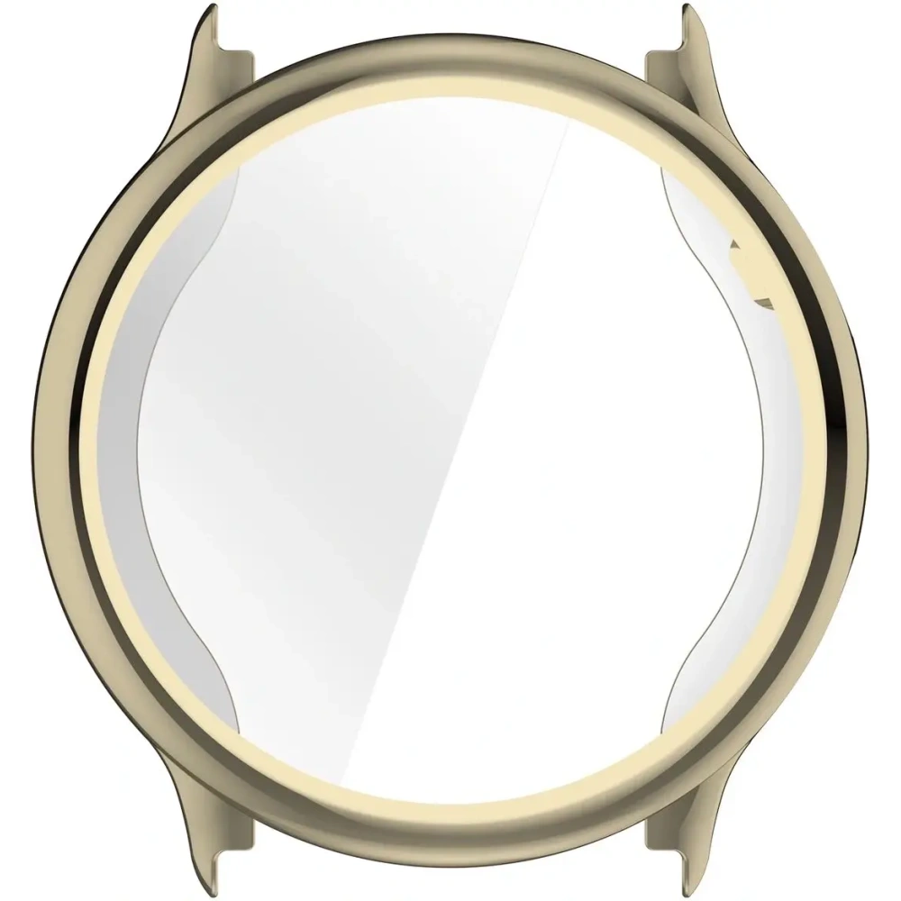 Etui z osłoną ekranu Bizon Case Watch Felipe do Garmin Vivoactive 6 złote