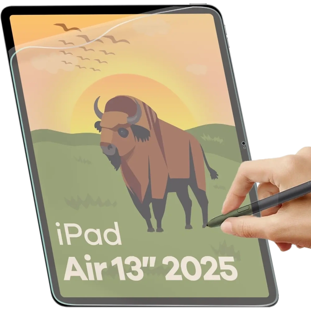 Folia matowa Bizon Glass Tab Film Sun do Apple iPad Air 13" 2024 / 13" 2025 [2 PACK]