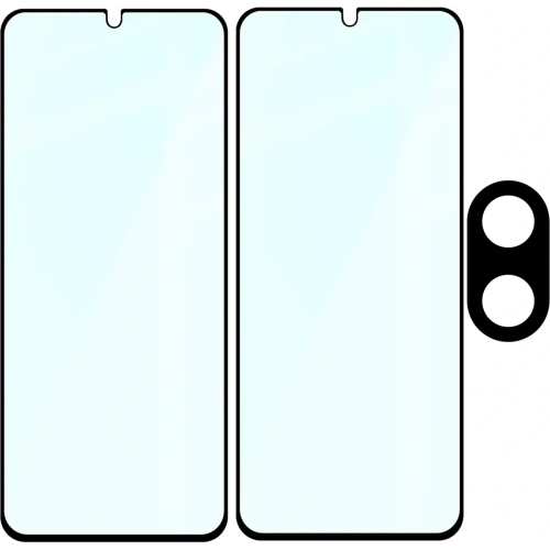 Kup Bizon Edge 2 Pack 2x gehärtetes Glas + Linsenschutz für Xiaomi Redmi A5 4G / POCO C71 4G - BIZ9323 - {ean13} - Sklep Home Screen