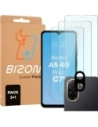 Bizon Glas Klar 2er Pack 3x gehärtetes Glas + Linsenschutz für Xiaomi Redmi A5 4G / POCO C71 4G