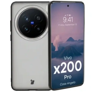 Kup Bizon Case Angelo Vivo X200 Pro kouřový s černým rámem - BIZ9325 - {ean13} - Sklep Home Screen