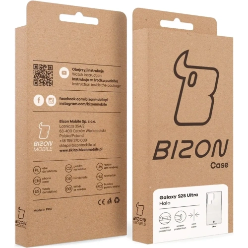 Buy Bizon Case Halo Samsung Galaxy S25 Ultra clear - BIZ9326 - {ean13} - Home Screen Store Europe