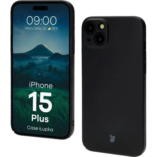 Kup Etui Bizon Case Łupka do Apple iPhone 15 Plus czarne - BIZ9328 - {ean13} - Sklep Home Screen