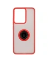 Kup Bizon Case Hybrid Gyűrű Realme 14 5G / 14T 5G füstös piros kerettel - BIZ9331 - {ean13} - Sklep Home Screen