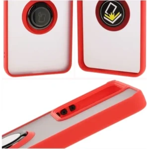 Buy Bizon Case Hybrid Ring Realme 14 5G / 14T 5G smoky with a red frame - BIZ9331 - {ean13} - Home Screen Store Europe