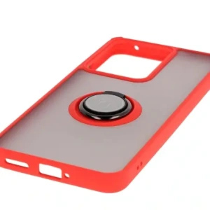 Buy Bizon Case Hybrid Ring Realme 14 5G / 14T 5G smoky with a red frame - BIZ9331 - {ean13} - Home Screen Store Europe