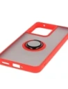 Buy Bizon Case Hybrid Ring Realme 14 5G / 14T 5G smoky with a red frame - BIZ9331 - {ean13} - Home Screen Store Europe