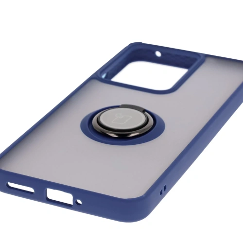Buy Bizon Case Hybrid Ring Realme 14 5G / 14T 5G smoky with a navy blue frame - BIZ9332 - {ean13} - Home Screen Store Europe
