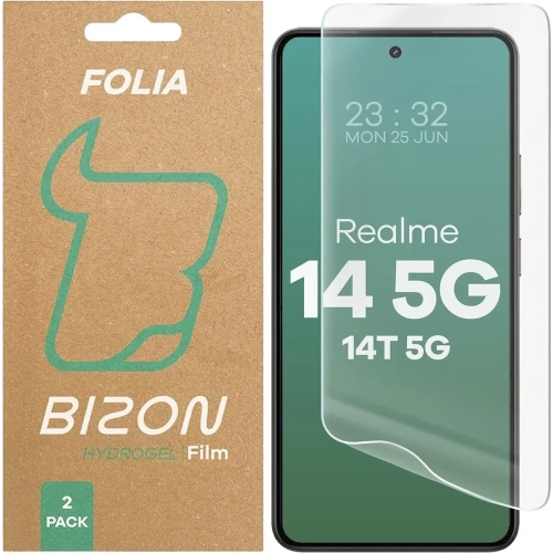 Kup Bizon Üveg Hidrogél Elülső Realme 14 5G / 14T 5G [2 CSOMAG] - BIZ9335 - {ean13} - Sklep Home Screen