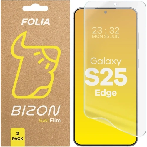 Buy Bizon Glass Film Sun Samsung Galaxy S25 Edge [2 PACK] - BIZ9336 - {ean13} - Home Screen Store Europe
