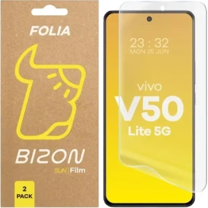Kup Bizon Glass Film Sun Vivo V50 Lite 5G [2 BALENÍ] - BIZ9337 - {ean13} - Sklep Home Screen