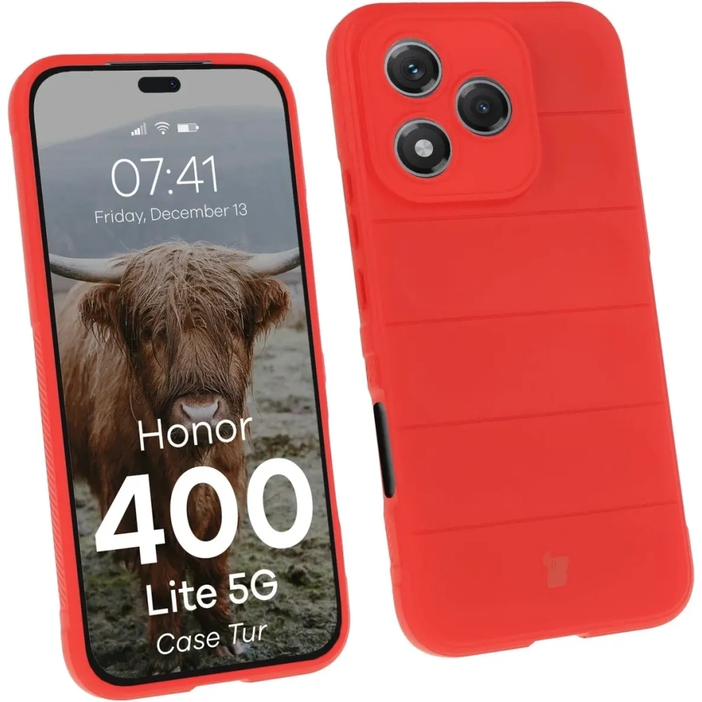 Pancerne etui Bizon Case Tur do Honor 400 Lite 5G czerwone