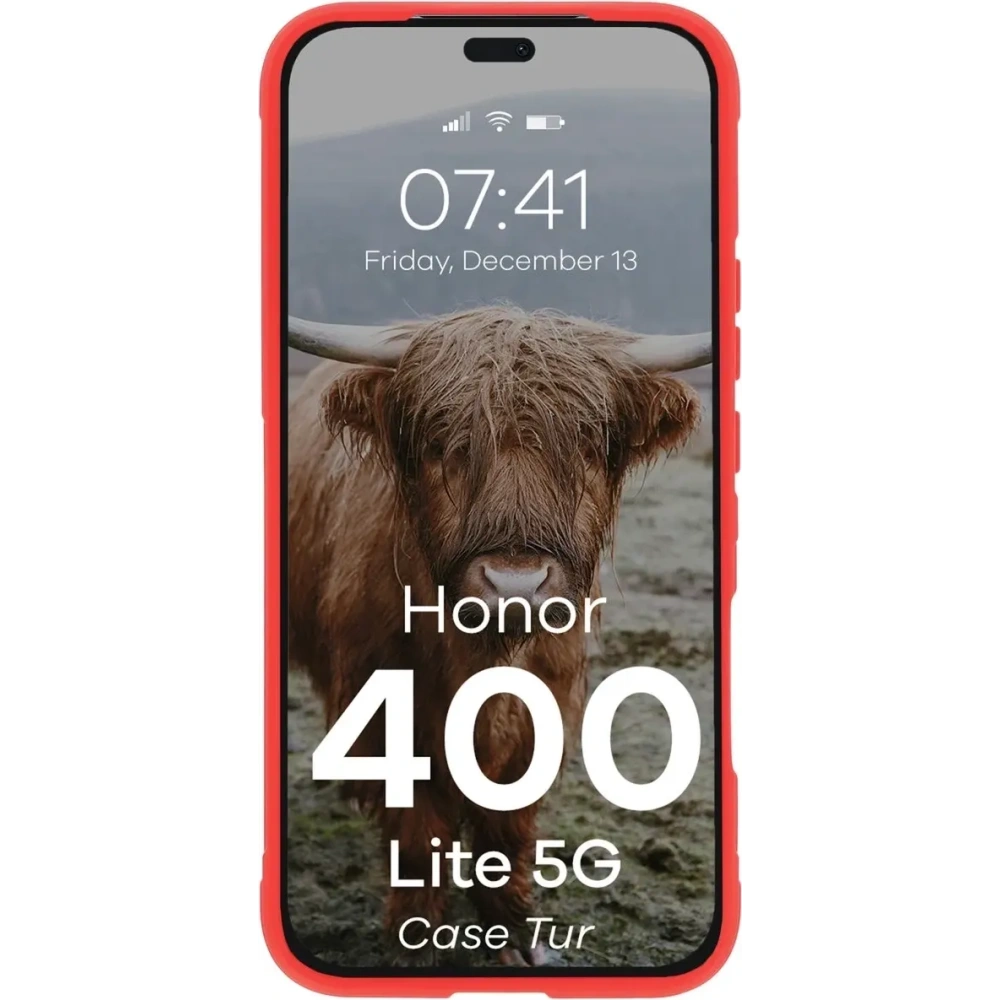 Pancerne etui Bizon Case Tur do Honor 400 Lite 5G czerwone