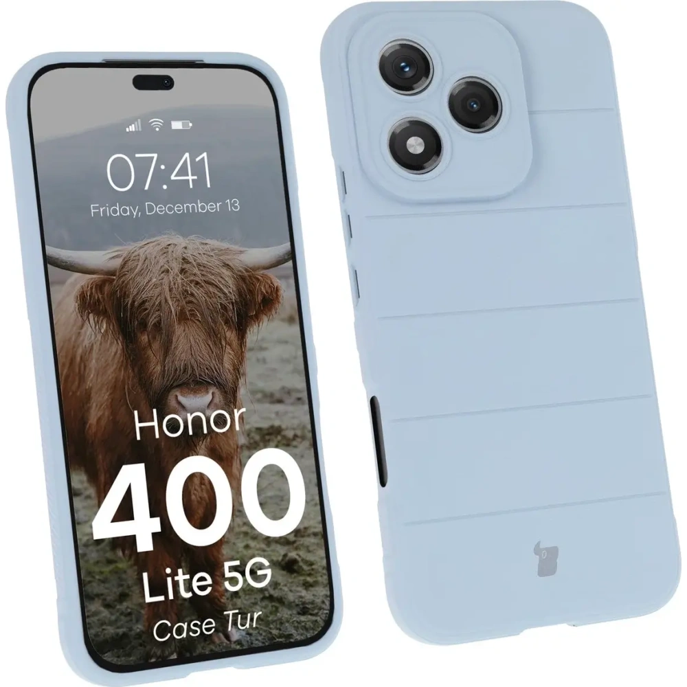 Pancerne etui Bizon Case Tur do Honor 400 Lite 5G jasnoniebieskie