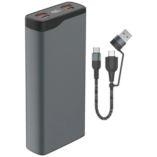 Kup 4smarts VoltHub Pro 20000mAh 22.5W QC PD Power Bank gri metalic - 4SMR94 - {ean13} - Sklep Home Screen
