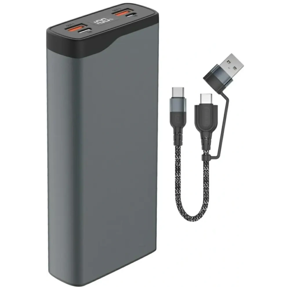 Powerbank 4smarts VoltHub Pro 20000mAh 22.5W QC PD gunmetal