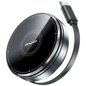 Kup Ładowarka indukcyjna 3w1 AWEI W27 15W MagSafe do telefonu, zegarka z kablem USB-C Fast Charging czarny - AWEI253 - {ean13} - Sklep Home Screen