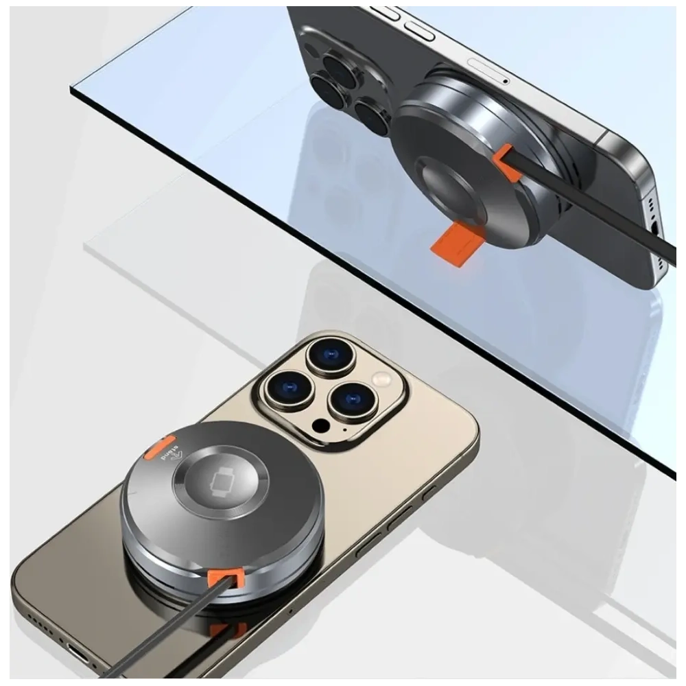 Ładowarka indukcyjna 3w1 AWEI W27 15W MagSafe do telefonu, zegarka z kablem USB-C Fast Charging czarny