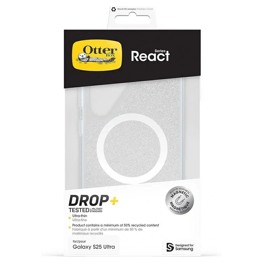 Etui Samsung Otterbox React Magnet do Galaxy S25 Ultra stardust