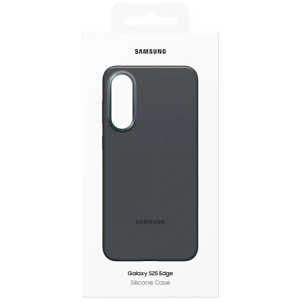 Etui Samsung Silicone Case do Galaxy S25 Edge czarny