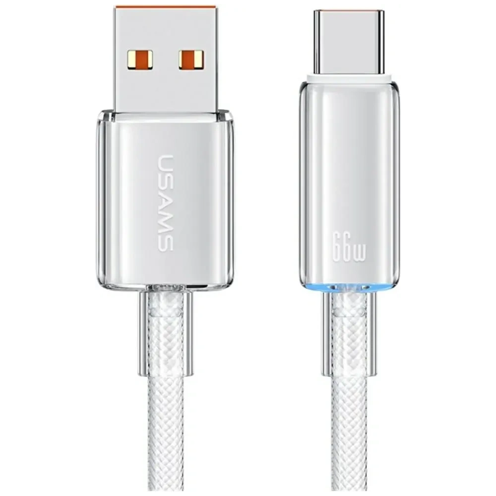 Kabel USB-A / USB-C USAMS Cloud Series US-SJ658 6A 12m biały