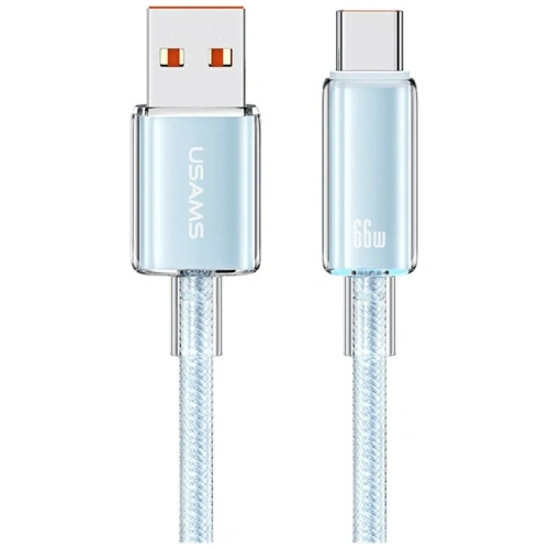 Kup Cablul USAMS Cloud Series US-SJ658 USB-A / USB-C 6A 12m albastru - USA1262 - {ean13} - Sklep Home Screen
