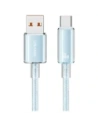 USAMS Cloud Series US-SJ658 USB-A / USB-C Cable 6A 12m blue