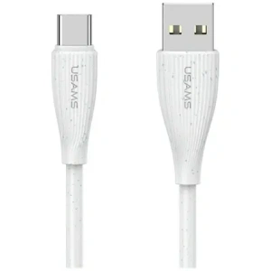 Kup Cablu USAMS Green Series SJ714 USB-A / USB-C 18W 3A 1m alb - USA1264 - {ean13} - Sklep Home Screen