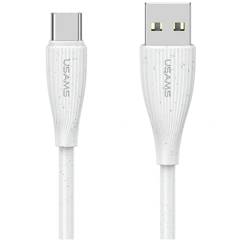Kup Cablu USAMS Green Series SJ714 USB-A / USB-C 18W 3A 1m alb - USA1264 - {ean13} - Sklep Home Screen