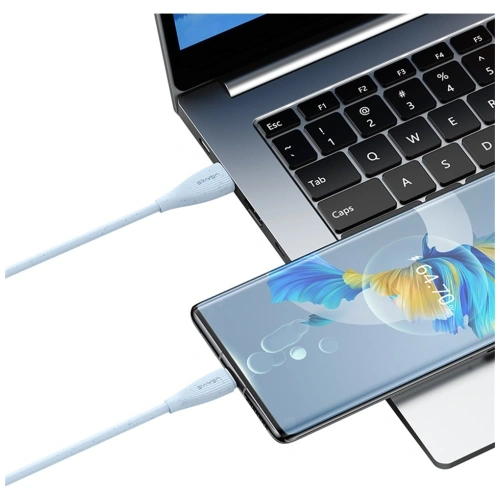 Kup Cablu USAMS Green Series SJ714 USB-A / USB-C 18W 3A 1m alb - USA1264 - {ean13} - Sklep Home Screen