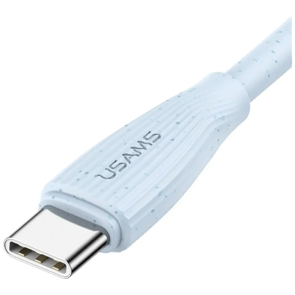 Kabel USB-A / USB-C USAMS Green Series SJ714 18W 3A 1m niebieski