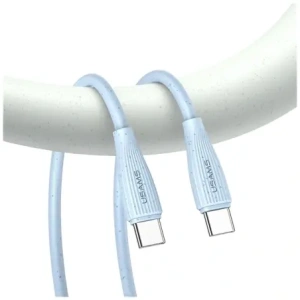 Kabel USB-C / USB-C USAMS Green Series SJ716 60W 1m biały