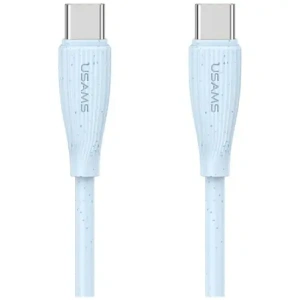 Kabel USB-C / USB-C USAMS Green Series SJ716 60W 1m niebieski