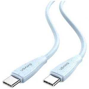 Kabel USB-C / USB-C USAMS Green Series SJ716 60W 1m różowy