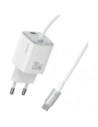 USAMS JC Series CC261 20W GaN Mini Fast Charger 2xUSB-C white