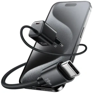 Buy USAMS JC Series CC261 20W GaN Mini Fast Charger 2xUSB-C black - USA1271 - {ean13} - Home Screen Store Europe