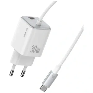 Kup Încărcător de perete USAMS JC Series CC264 30W GaN Mini Fast Charge 2xUSB-C Alb - USA1272 - {ean13} - Sklep Home Screen