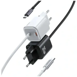 Kup Încărcător de perete USAMS JC Series CC264 30W GaN Mini Fast Charge 2xUSB-C Alb - USA1272 - {ean13} - Sklep Home Screen